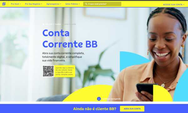 Site Banco do Brasil (Fonte - Banco do Brasil)